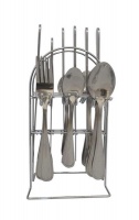 Continental Homeware 24 piecess Cutlery set with Stainless Steel Stand Photo