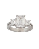 Miss Jewels 2.60ct CZ Engagement Style Ring in 925 Sterling Silver Photo