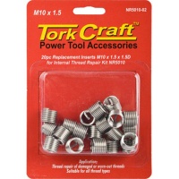 Tork Craft Thread Repair Kit M10 x 1.5 x 1.5mm Repl. Inserts for Nr5010 Photo