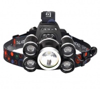 Rechargeable LED Headlight Zoom Head Lamp Photo