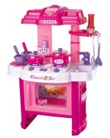 Kitchen Pretend Play Set Toy - Pink Photo