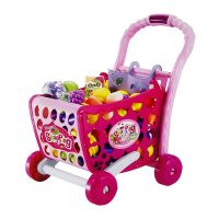 Shopping Cart - Trolley-Style Play Set - Pink Photo