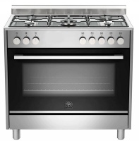 La Germania Europa 90cm Gas Hob & 9MF Electric Oven - Stainless Steel Photo