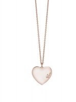 Guess Women's HEARTBEAT Necklace - Rose Gold Photo