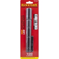 Tork Craft Torch Led Alum.100Lm Blk Use 3 X Aa Batteries Tork Craft Photo