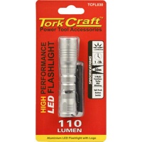 Tork Craft Torch Led Alum. 110Lm Blk With Clip Use 1 X Aa Battery Photo