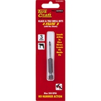 Tork Craft Glass & Tile Drill 3mm 4 Flute With Hex Shank Photo