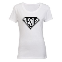 Super Jesus! - Ladies - T-Shirt - White Photo