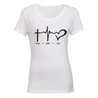 Faith. Hope. Love - Ladies - T-Shirt - White Photo