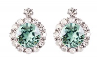 Civetta Spark Brilliance Earrings With Swarovksi Erinite Crystal Photo
