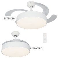 Bright Star Lighting Bright Star - 4 Blade Ceiling Fan With Extendable Blades & Light Photo