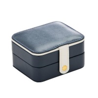 Travel Portable Jewelry Storage Box - Dark Blue Photo