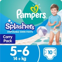 Pampers - Splashers Swimming Pants 10 Nappies - Size 5-6 Photo