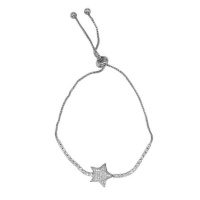 iDesire Silver Star Cubic Zirconia Bracelet Photo