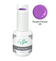 15ml i-Spa Gel Polish - Purple Flower 06 Photo