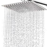Cloudburst Stainless Steel Mirror-Finish Shower Head Photo