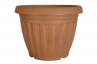 Grovida Round Grecian Planter Pot- Small - Terracotta Photo