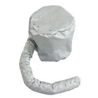 Portable Hair Dryer Diffuser Bonnet - Silver Photo