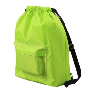 Wet & Dry Separation Drawstring Shoulder Bag - Green Photo