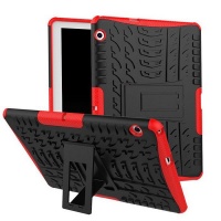 TUFF-LUV Rugged Stand Case for Huawei Media Pad T3 10 - Red Photo