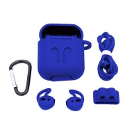 5" 1 Silicone Compatible with AirPods Protective Accessories-Blue Photo