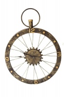 Round Metal Clock Photo