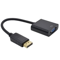 Tuff-Luv Display Port to VGA Adapter Cable - Black Photo