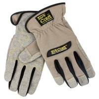 Tork Craft Mechanics Glove Synthetic Leather Palm Spandex Back Photo