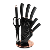 Berlinger Haus 8-Piece Diamond Coating Knife Set with Stand Photo