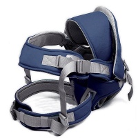 Adjustable Strap Cover Comfort Baby Carrier- Dark Blue Photo