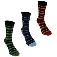 Kangol Men's Formal Sock 3 Pack - Multi Stripe Photo