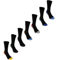 Kangol Men's Formal 7 Pack Socks - Colour Str Sole Photo