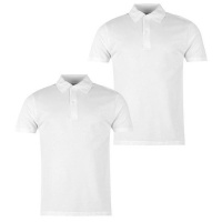 Donnay Men's Two Pack Polo Shirts - White Photo