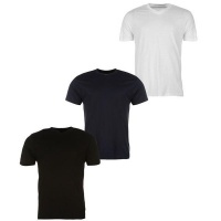 Donnay Men's Three Pack V Neck T-Shirt - White Black & Navy Photo