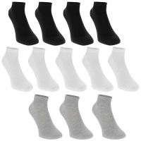 Donnay Juniors Trainer Socks 12 Pack - Multi Assorted Photo