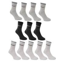 Donnay Men's Crew Socks 12 Pack Plus - Multi Assorted Photo