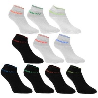 Donnay Men's Quarter 10PK Socks - Bright Assorted Photo