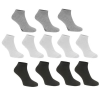 Donnay Men's Trainer Liner Socks 12 Pack - Multi Assorted Photo