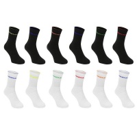 Donnay Men's Crew Socks 12 Pack - Bright Assorted Photo