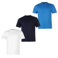 Donnay Men's 3 Pack T Shirts - White Blue & Navy Photo