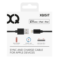 xqisit Cotton Cable Lightning To USB-A 180cm Photo