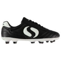 Sondico Men's Strike Soft Ground Football Boots - Black & White Photo