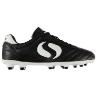 Sondico Men's Strike Firm Ground Football Boots - Black & White Photo
