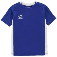 Sondico Junior Boys Fundamental T Shirt - Royal & White Photo
