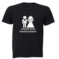 Under New Management! - Adult - T-Shirt - Black Photo