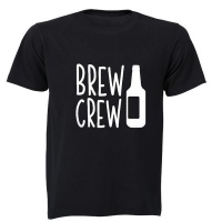 Brew Crew! - Adult - Unisex - T-Shirt - Black Photo