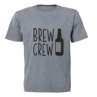Brew Crew! - Adult - Unisex - T-Shirt - Grey Photo