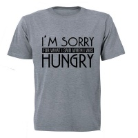 Sorry for what I said... - Adult - Unisex - T-Shirt - Grey Photo