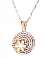 ELITE Swarovksi Rose Gold Blossom Necklace Photo