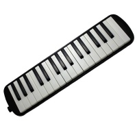 32 Key Melodica Piano Harmonica - Black Photo